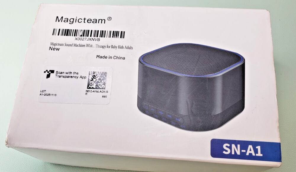 Magicteam Sound Machine White Noise Machine with 20 Non Looping Natural Sooth...
